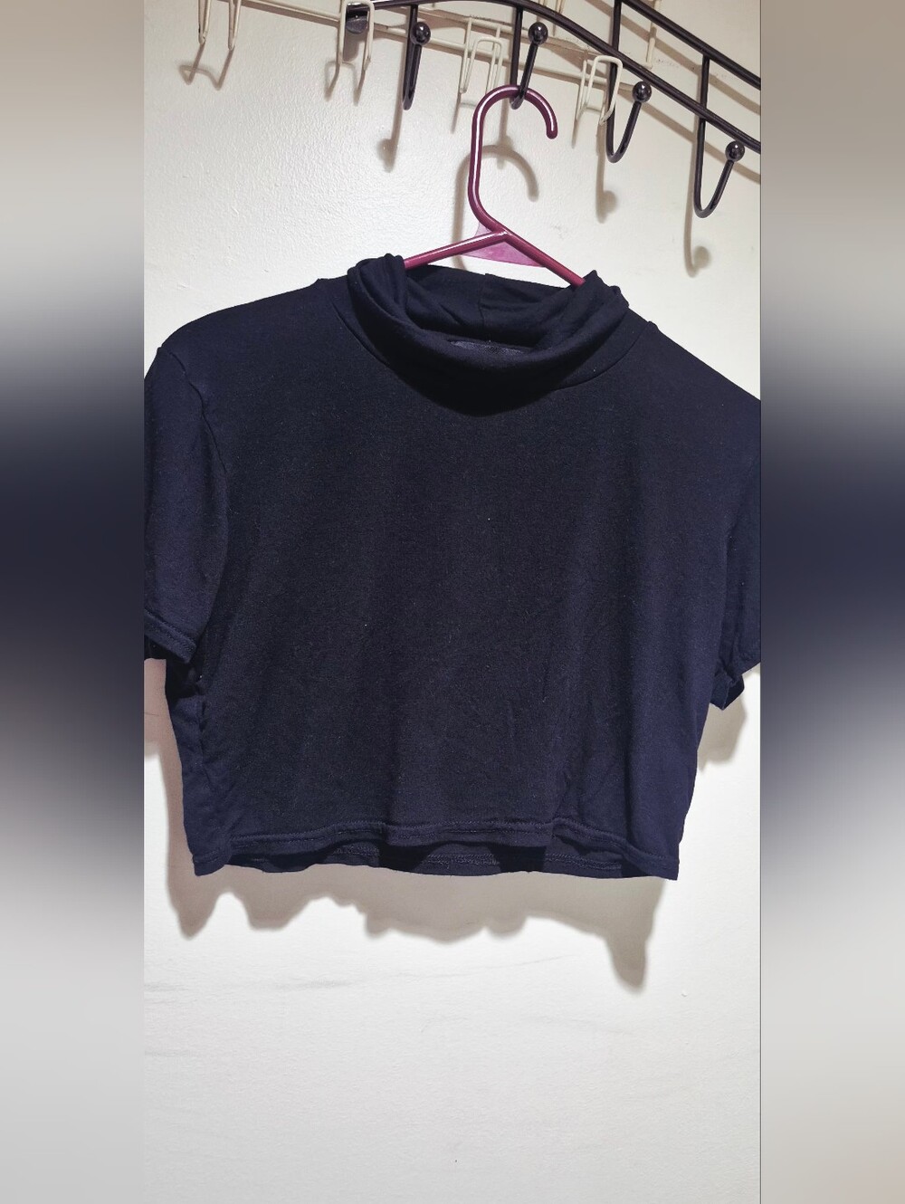 Black Cropped Top